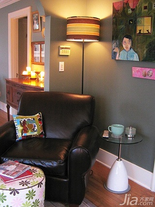 田园风格三居室简洁富裕型客厅沙发背景墙沙发图片