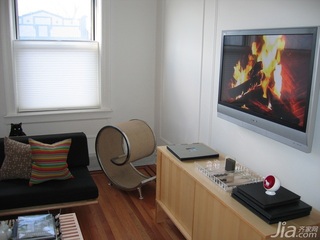 简约风格二居室简洁经济型客厅电视背景墙沙发效果图