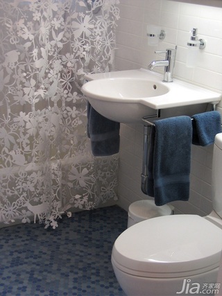 简约风格二居室简洁经济型卫生间洗手台图片