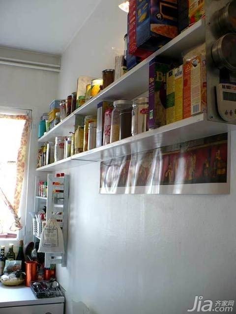 ,公寓装修,90平米装修,富裕型装修,混搭风格,海外家居,厨房