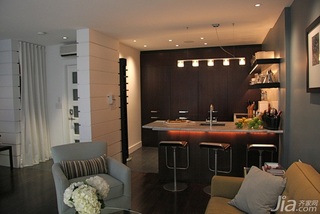 简约风格公寓富裕型90平米客厅吧台海外家居