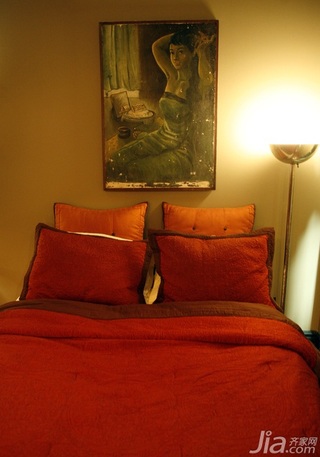 新古典风格公寓经济型80平米卧室床海外家居