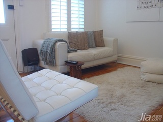 简约风格公寓白色经济型80平米客厅沙发海外家居