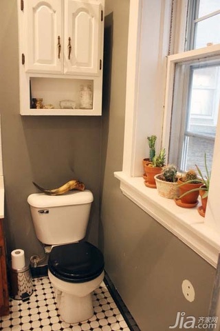 简约风格二居室简洁经济型卫生间浴室柜图片