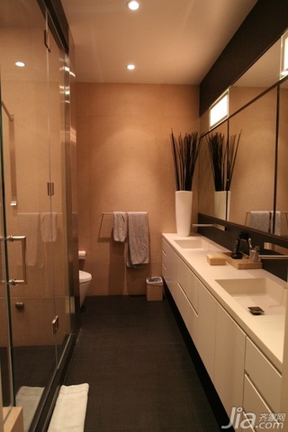 简约风格别墅富裕型130平米卫生间洗手台海外家居