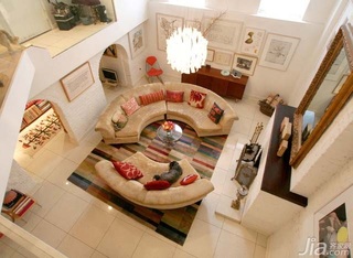 混搭风格别墅简洁豪华型140平米以上客厅沙发背景墙沙发海外家居