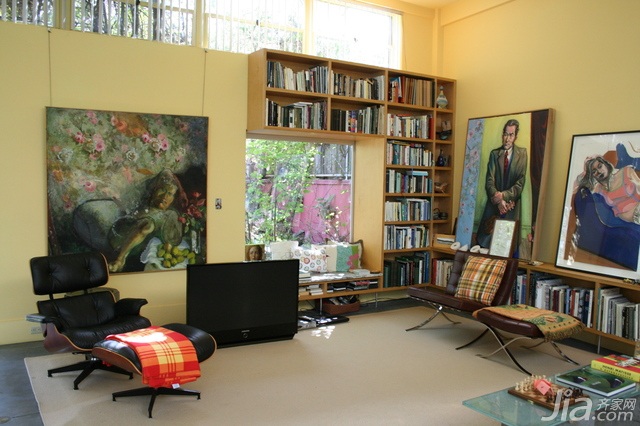 ,,公寓装修,二居室装修,110平米装修,经济型装修,混搭风格,海外家居,客厅,书架