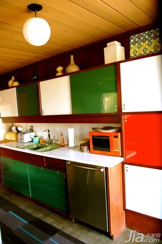 混搭风格别墅经济型110平米厨房橱柜海外家居