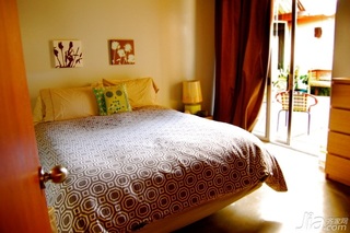 混搭风格别墅经济型110平米卧室床海外家居