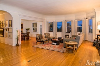 美式乡村风格公寓富裕型130平米客厅沙发海外家居