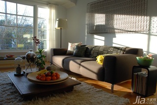 混搭风格公寓富裕型90平米客厅沙发背景墙沙发海外家居