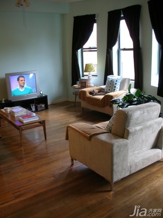 混搭风格公寓富裕型90平米客厅沙发海外家居