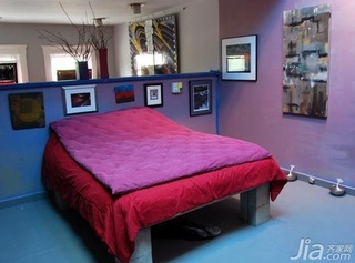 混搭风格公寓经济型80平米卧室床海外家居