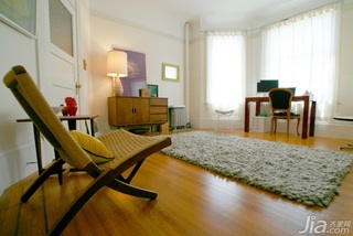 宜家风格公寓白色140平米以上客厅沙发海外家居