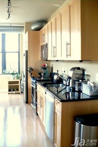 混搭风格公寓富裕型90平米厨房橱柜设计图纸