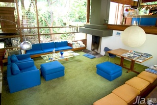 简约风格复式绿色经济型140平米以上客厅沙发海外家居