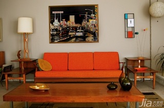 简约风格一居室简洁经济型客厅沙发背景墙沙发海外家居