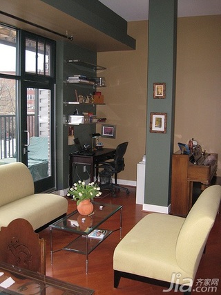 混搭风格复式富裕型90平米客厅沙发海外家居