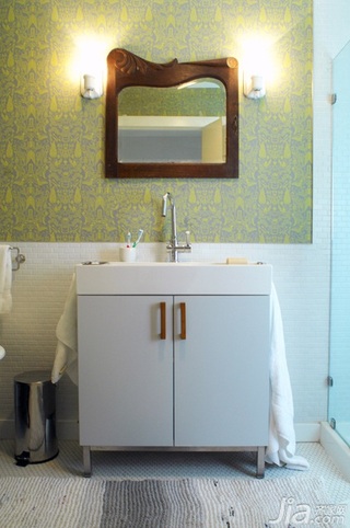简约风格复式简洁5-10万卫生间背景墙洗手台海外家居