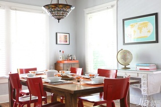 混搭风格一居室富裕型90平米餐厅餐桌海外家居