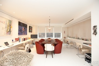 简约风格别墅简洁富裕型130平米餐厅餐桌海外家居
