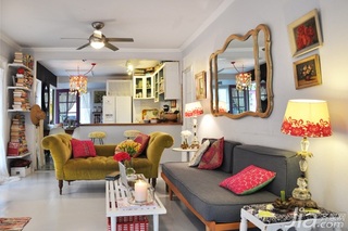 简约风格三居室浪漫富裕型客厅沙发背景墙沙发海外家居