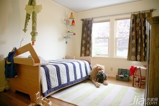 简约风格二居室经济型100平米儿童房儿童床海外家居