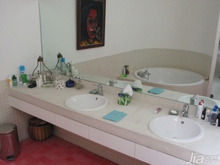 简约风格复式经济型120平米浴室柜海外家居