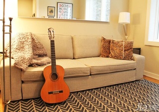 简约风格复式简洁5-10万客厅沙发背景墙沙发海外家居
