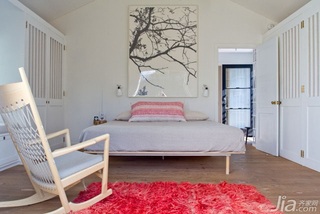 简约风格复式简洁5-10万卧室卧室背景墙床海外家居