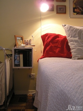 宜家风格二居室经济型80平米卧室床海外家居