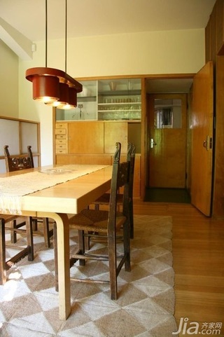 现代简约风格三居室富裕型110平米餐厅餐桌海外家居