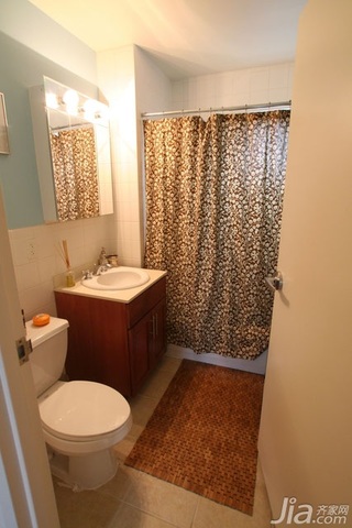 简约风格二居室简洁5-10万卫生间背景墙洗手台海外家居