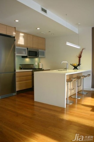 简约风格公寓经济型110平米厨房吧台橱柜海外家居