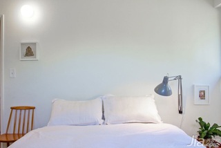 简约风格三居室简洁白色富裕型卧室床海外家居