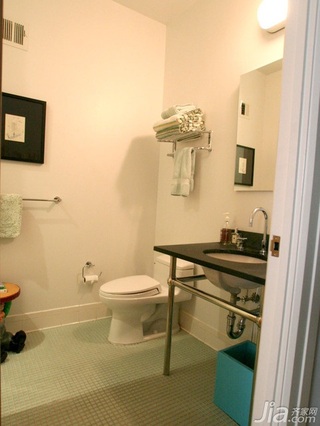 简约风格公寓90平米卫生间洗手台海外家居