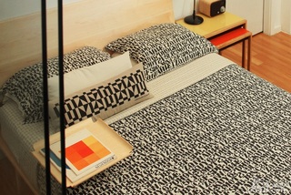宜家风格公寓富裕型100平米卧室床海外家居