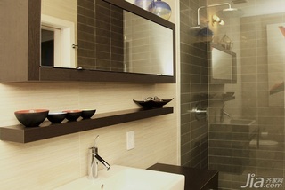 宜家风格公寓富裕型100平米卫生间洗手台海外家居