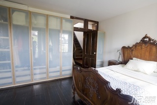 美式风格别墅富裕型140平米以上卧室床海外家居