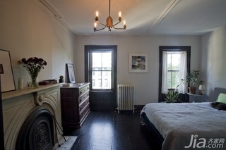 美式风格别墅富裕型140平米以上卧室壁炉海外家居