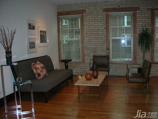简约风格三居室稳重经济型100平米客厅沙发海外家居