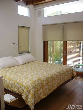 简约风格别墅舒适富裕型140平米以上卧室床海外家居