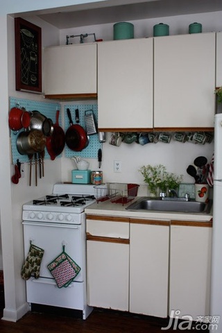 混搭风格复式90平米厨房橱柜海外家居