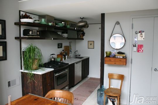 ,,公寓装修,90平米装修,富裕型装修,混搭风格,简约风格,海外家居,厨房,橱柜