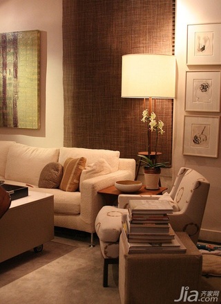 东南亚风格公寓120平米客厅沙发效果图