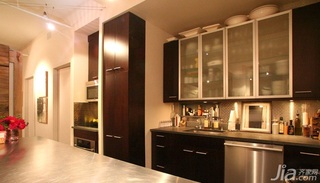 东南亚风格公寓120平米厨房橱柜设计图纸