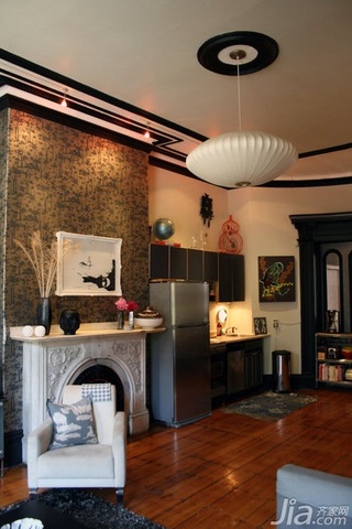 新古典风格四房富裕型140平米以上客厅壁炉海外家居