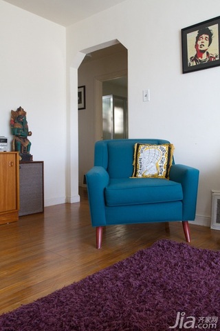 新古典风格公寓80平米客厅沙发海外家居