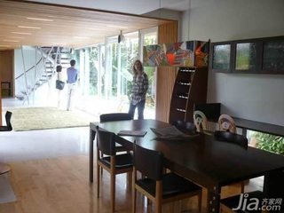 简约风格别墅原木色富裕型140平米以上餐桌海外家居