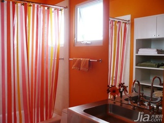简约风格别墅橙色富裕型140平米以上洗手台海外家居